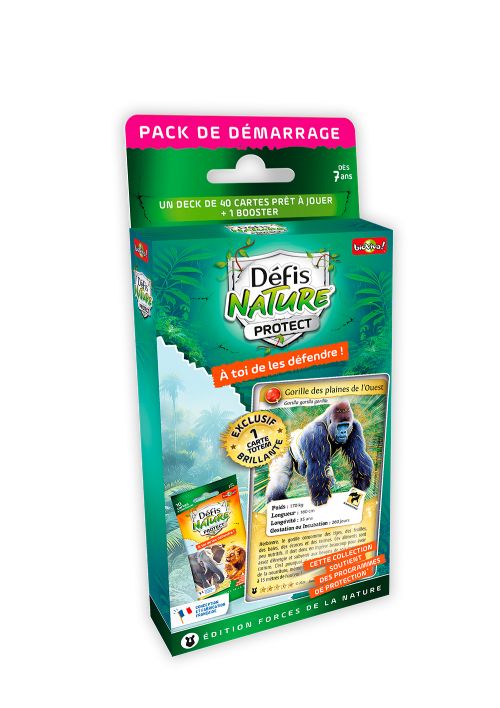Jeu Défis Nature Protect - Ensemble de départ : Gorille  Version française