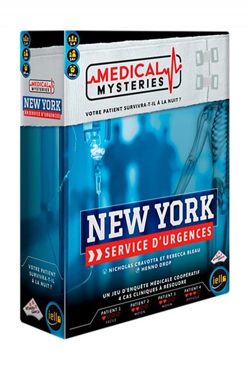 Jeu Medical Mysteries - New York service d'urgences Version française