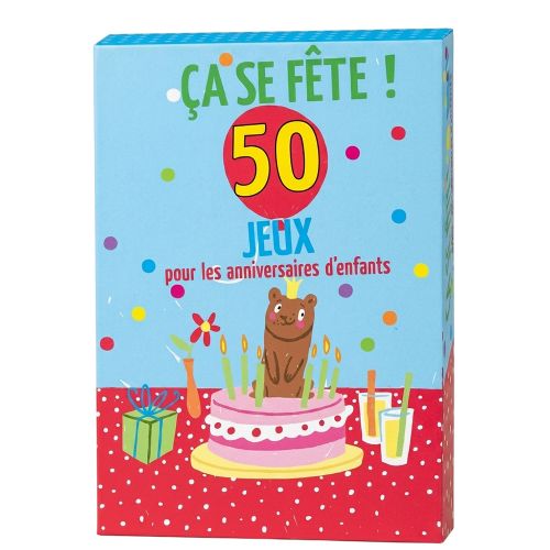 Jeu Ça se fête, 50 jeux pour les anniversaires d'enfants Version française