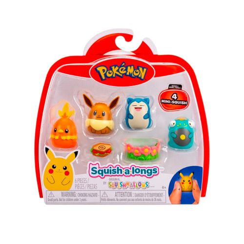 Pokémon - Ensemble Squish-a-long, assortiment