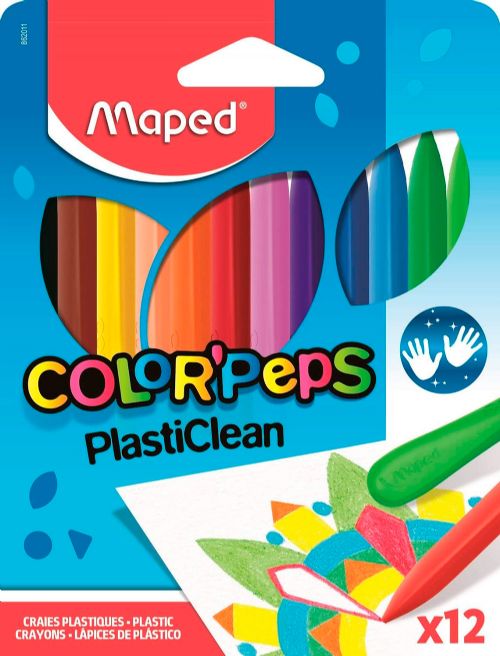 Maped - 12 crayons plastique Color'peps