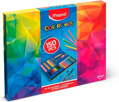 Maped - Ensemble de coloriage 150 pièces Color'peps