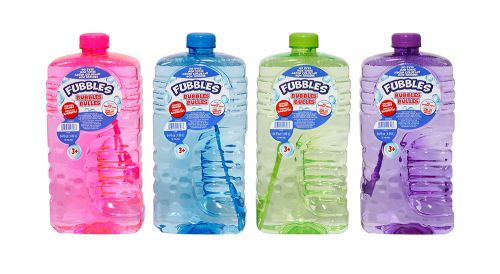 Fubbles - Recharge liquide à bulles 64oz, assortiment
