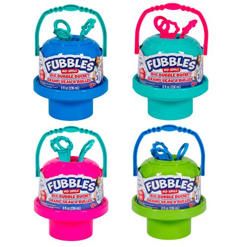 Fubbles - Grand seau à bulles, assortiment