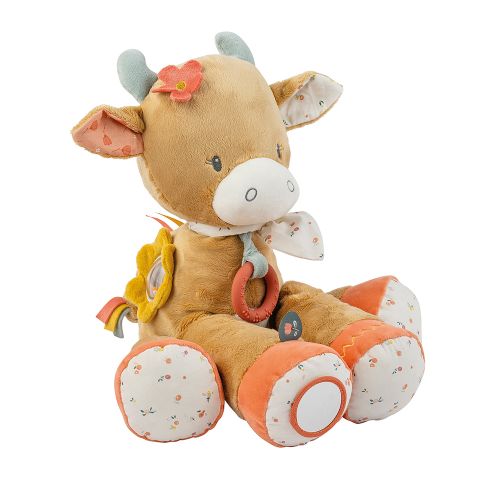 Nattou - Doudou d'activités Mila la vache 45 cm