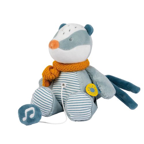 Nattou - Peluche musicale Felix le blaireau 23 cm