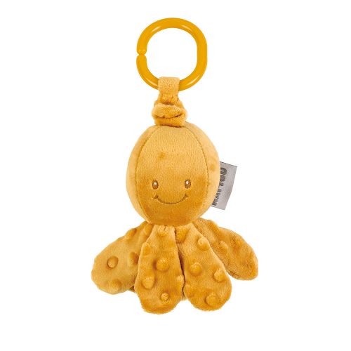 Nattou - Peluche pieuvre vibrante - ocre