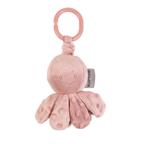 Nattou - Peluche pieuvre vibrante - vieux rose