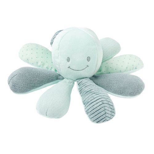 Nattou - Doudou d'activités pieuvre - menthe