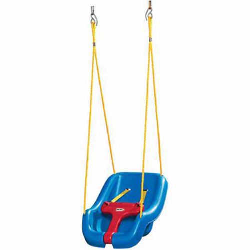 Little Tikes - Balançoire 2-en-1 Snug 'N Secure™ - bleu