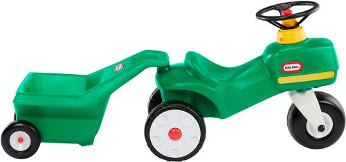 Little Tikes - Green Tractor & Cart