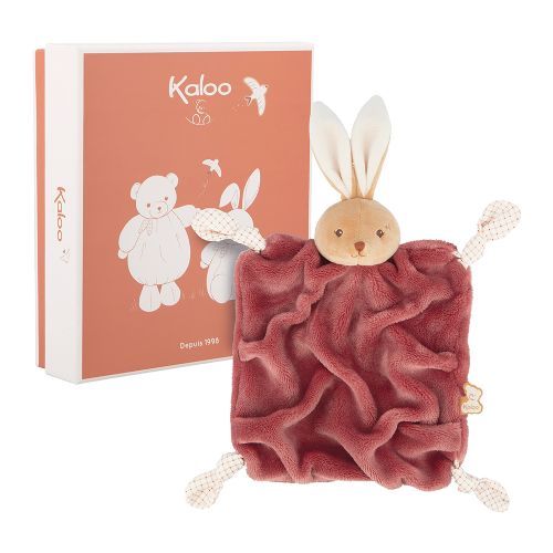 Peluche Kaloo - Doudou lapin rose foncé