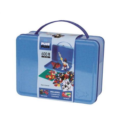 Plus Plus - Valisette Métal Bleu 600 pièces