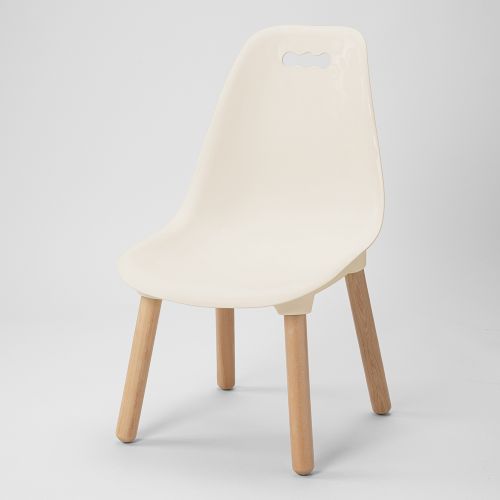 B. Spaces - Ensemble de 2 chaises Ivoire