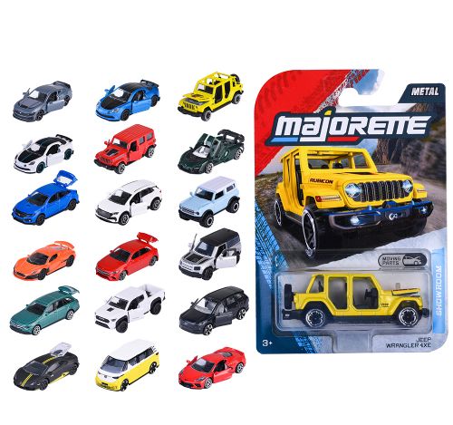 Majorette - Voitures premium d'exposition 1:64, Assortiment