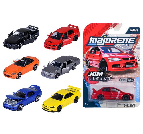 Majorette - Voitures premium JDM légendaires, Assortiment