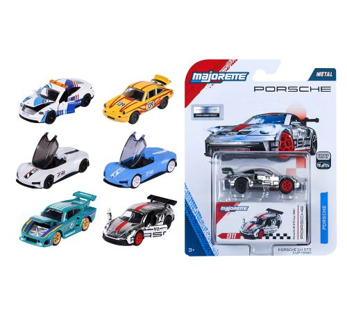 Majorette - Voitures Porsche de luxe 1:64, Assortiment