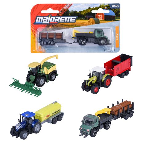 Majorette - Véhicule agricole, Assortiment
