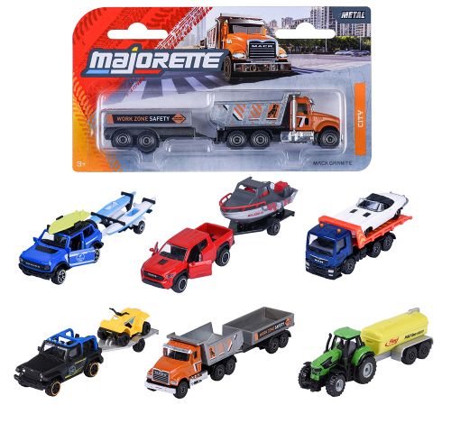 Majorette - Remorques urbaines, Assortiment