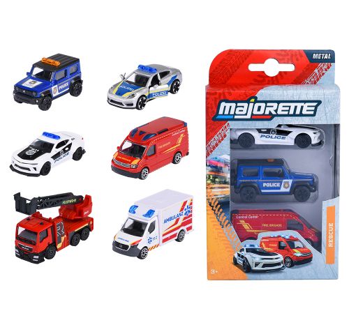 Majorette - Ensemble de secours - 3 pièces, Assortiment