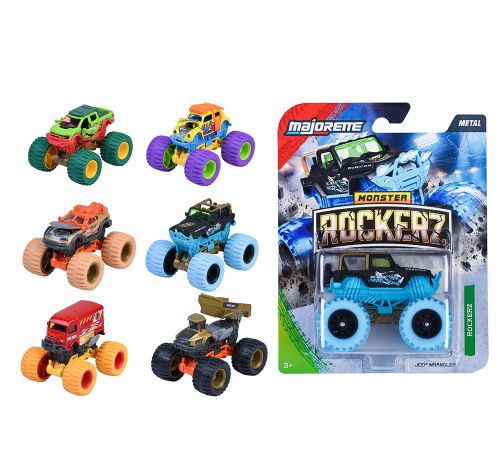 Majorette - 1:64 Monster Rockerz, Assortiment