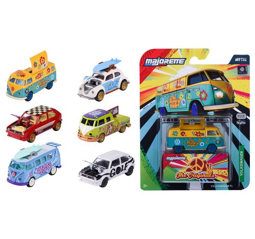 Majorette - Voiture Volkswagen de luxe, Assortiment