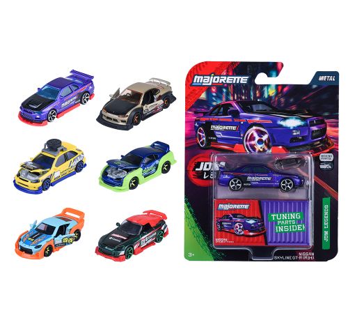 Majorette - Voitures JDM Légendes de luxe, Assortiment