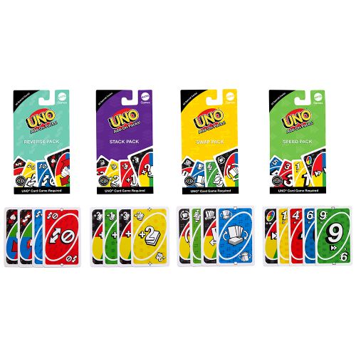 UNO Card Game - Add-On Pack assorted - Bilingual Version