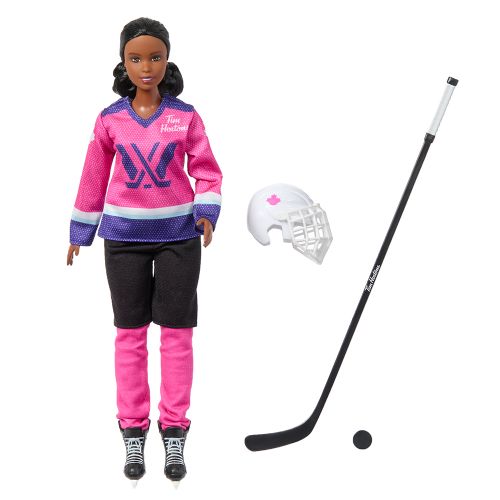 Barbie Carrière - Joueuse de Hockey Tim Hortons - cheveux noir