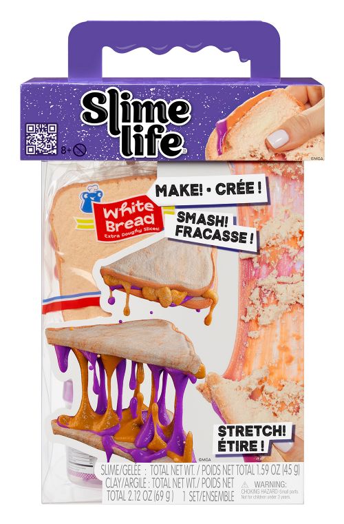 Slime Life - Peanut butter and jelly sandwich with Chips