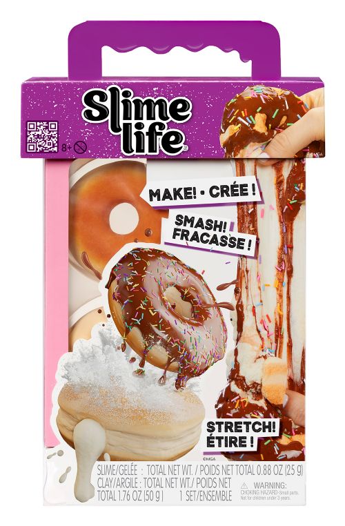 Slime Life - Donuts - Choco Icing Round & Cream Filled Donuts
