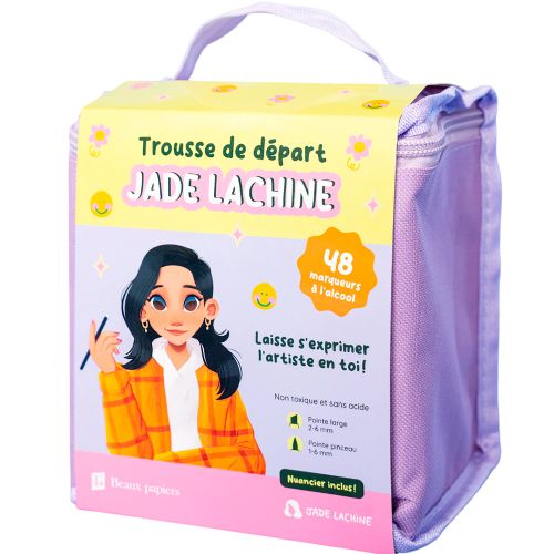 Jade Lachine - Trousse de départ, 48 marqueurs à l'alcool