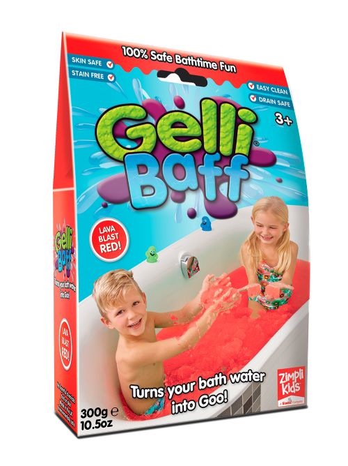 Gelli Baff - Gelée pour bain couleur rouge