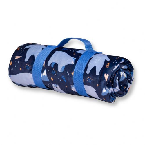 Poupilou - Large Soothing Blanket - Bear