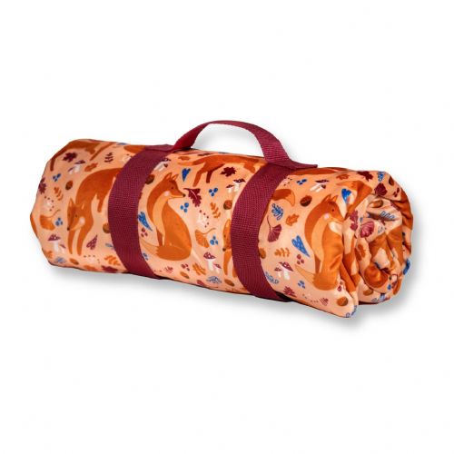 Poupilou - Large Soothing Blanket - Fox