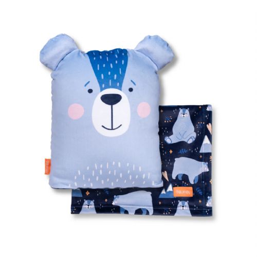 Poupilou - 3-in-1 Plush Blanket: Bear