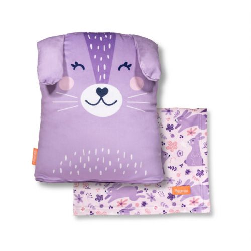 Poupilou - 3-in-1 Plush Blanket: Bunny