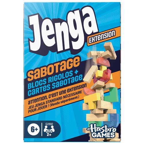 Jeu Jenga extension Downfall Bilingual