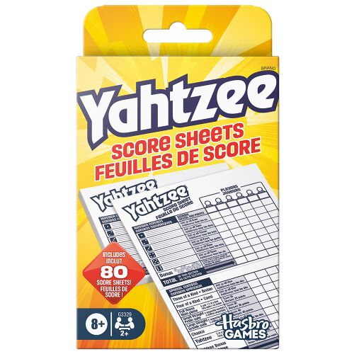 Jeu Yahtzee tablette de point Refresh Bilingue