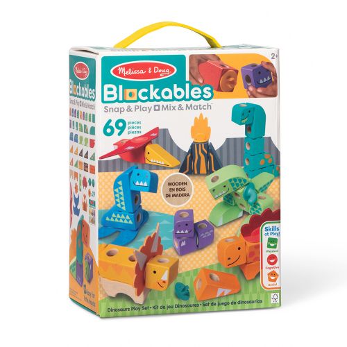 Blockables - Kit de jeu dinosaures 69 pièces