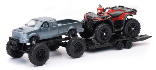 New Ray - Die Cast Offroad Pick up w  Ploaris Sportsman XP1000