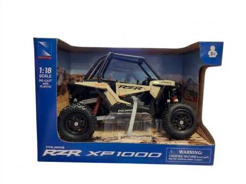 New Ray - 1:18 Côte-à-Côte Polaris RZR XP1000 (Sable métallisé)