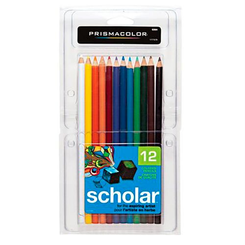 Prismacolor - 12 crayons de couleur Scholar