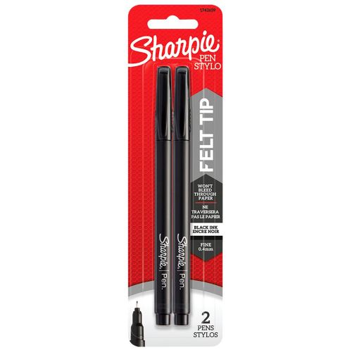 Stylo Sharpie fin noir 0.4mm