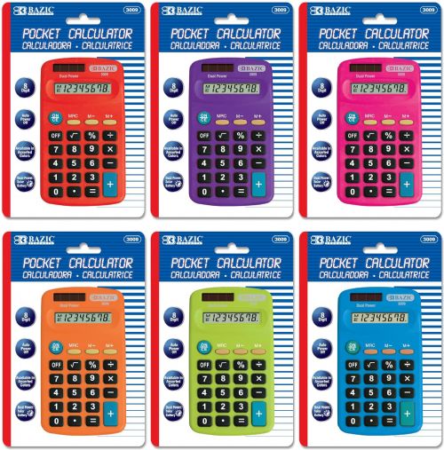 Calculatrice pour étudiant, assortiment