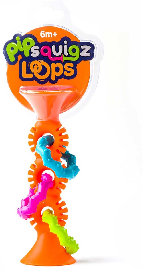 Fatbrain Toy - Pip squigz loops orange