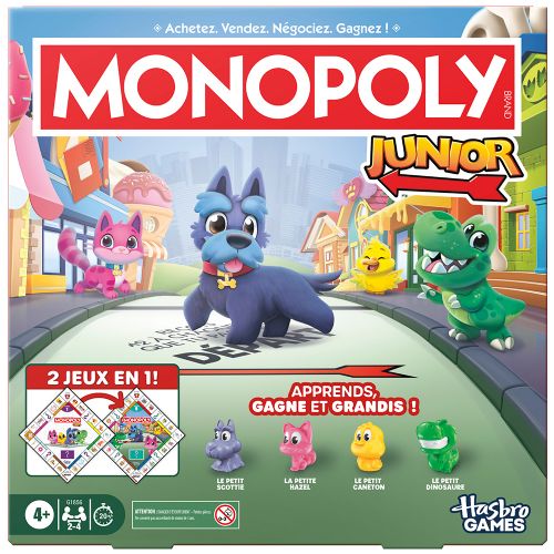 Game Monopoly Junior 2 Games in 1 Refresh Bilingual
