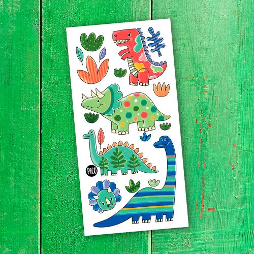 PiCO - Tattoos Colorful Dinos