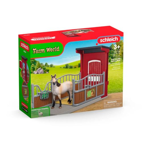 Farm World - Horse box with Mustang mare