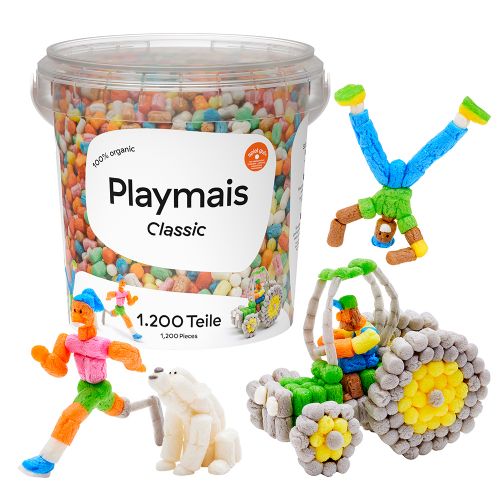 Playmaïs - Classique 1200 pièces en seau
